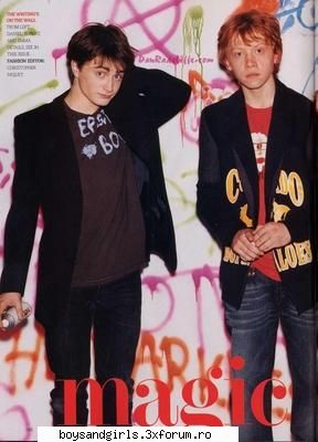 Rupert Grint - Sory k e si Harry in poza da nu prea imi place - Ron Weasley/ Rupert Grint